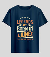 Born in June Half Sleeve T-Shirt